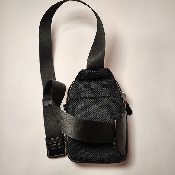 NWT Coach CW347 Edge L Pack In Signature Canvas and Leather Walnut/Black - Picture 3 of 7